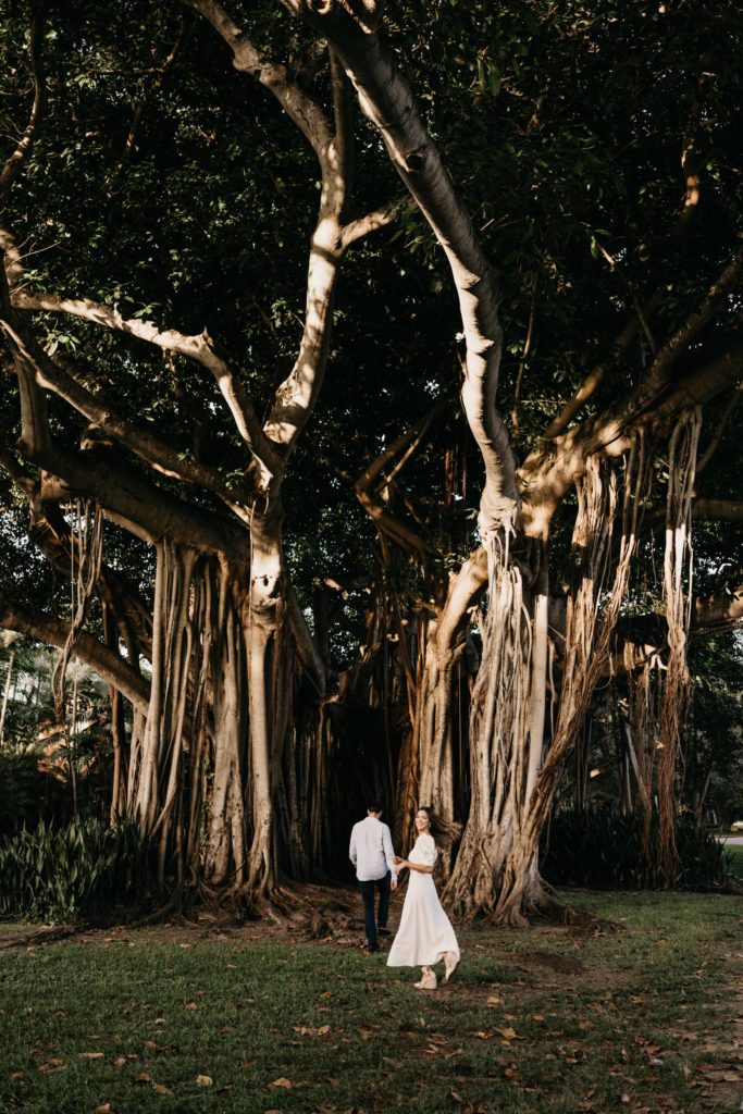 A summer engagement session in Miami photography by luxury destination wedding photographer, Adriana Rivera