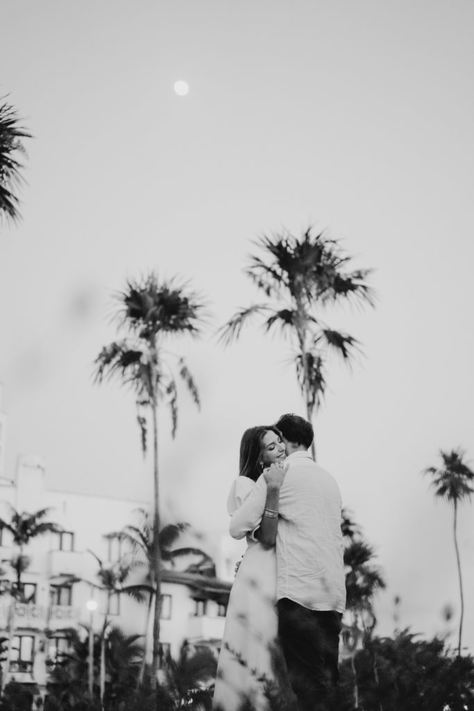 A summer engagement session in Miami photography by luxury destination wedding photographer, Adriana Rivera